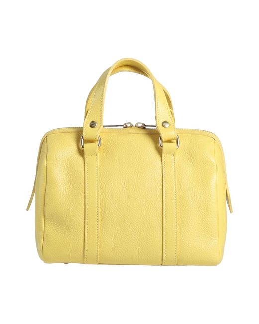 Il Bisonte Yellow Handbag