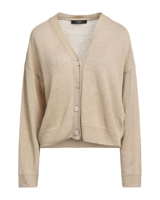 Weekend by Maxmara Natural Cardigan Linen