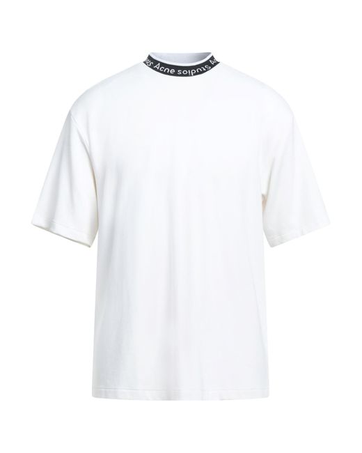 T-shirt di Acne in White da Uomo