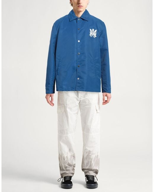 Amiri Blue Azure Jacket Polyamide for men