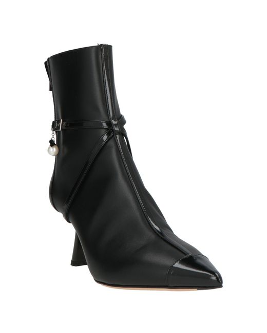 Jimmy Choo Black Ankle Boots Leather