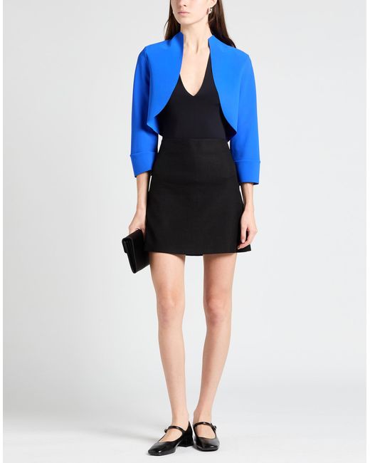 La Petite Robe Di Chiara Boni Blue Jacke & Anorak