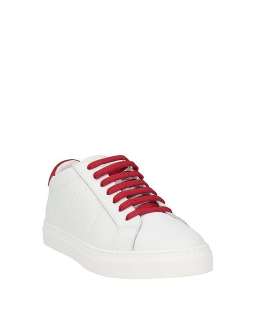 Emporio Armani White Sneakers Calfskin for men