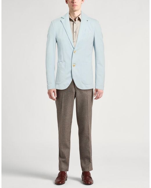 AT.P.CO Blue Blazer Cotton, Elastane for men
