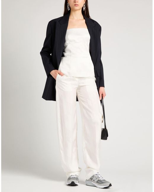 The Attico White Trouser