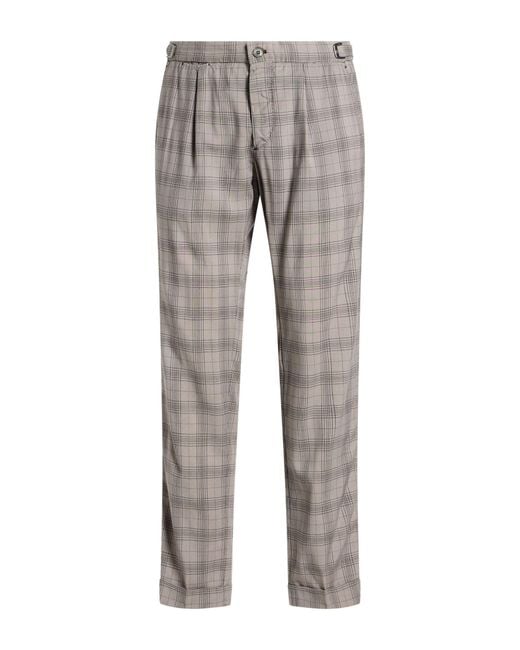 GTA IL PANTALONE Gray Pants Wool for men