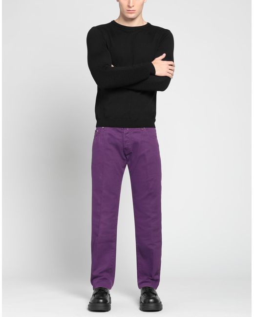 DIGEL Purple Pants for men