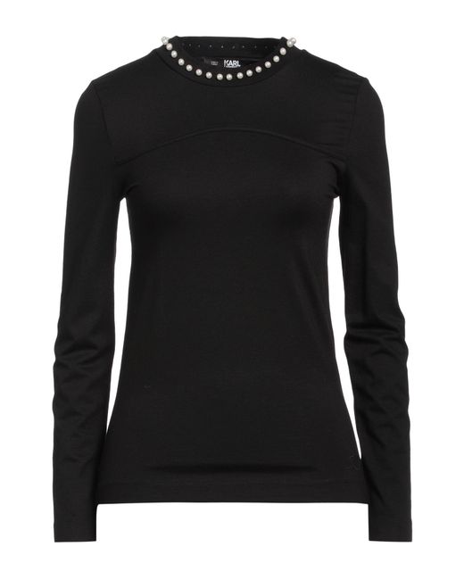 Karl Lagerfeld Black T-shirts