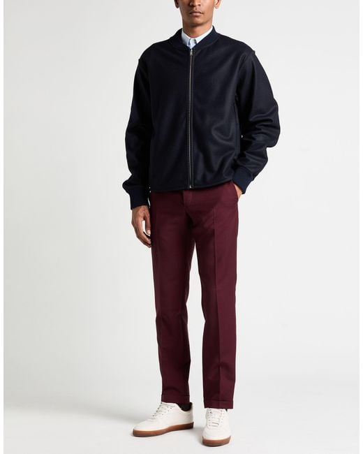 Jil Sander Blue Jacket Wool for men