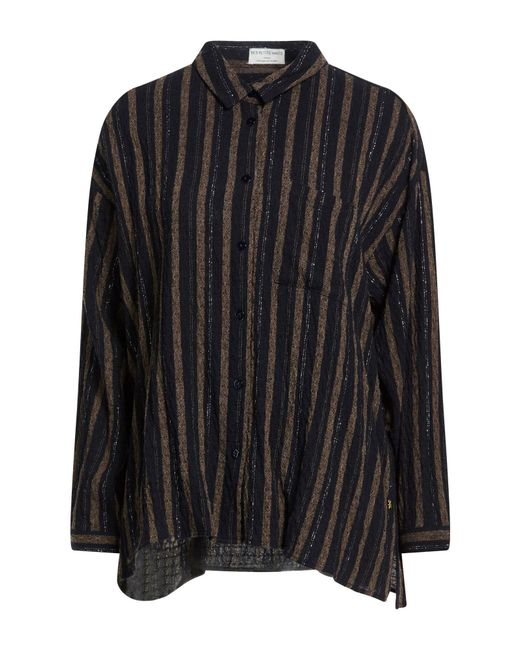 Des Petits Hauts Black Shirt Viscose, Wool, Polyamide, Polyester