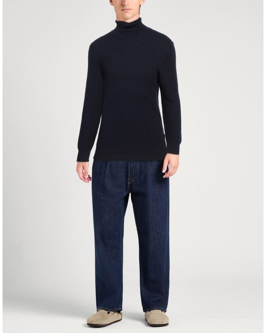 Gran Sasso Blue Turtleneck for men