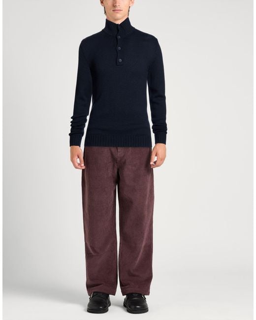 Alpha Studio Blue Turtleneck for men