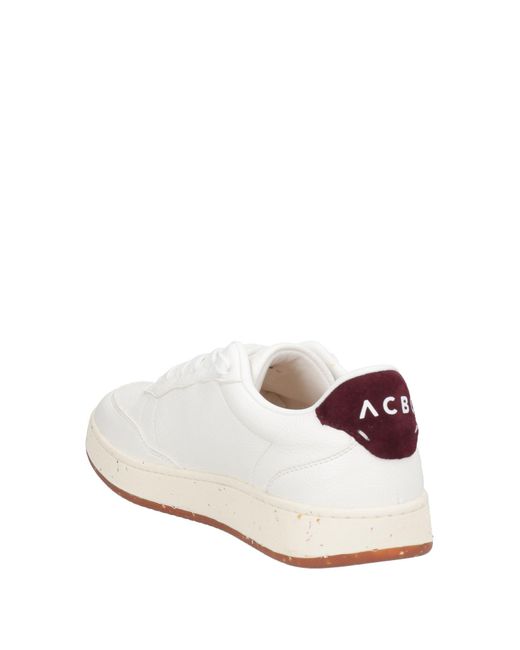 Acbc White Sneakers Textile Fibers for men