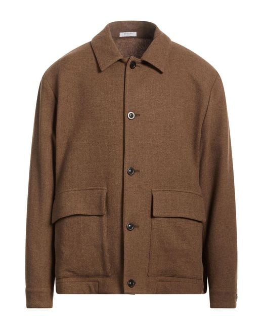 Boglioli Brown Jacket Wool, Cashmere for men