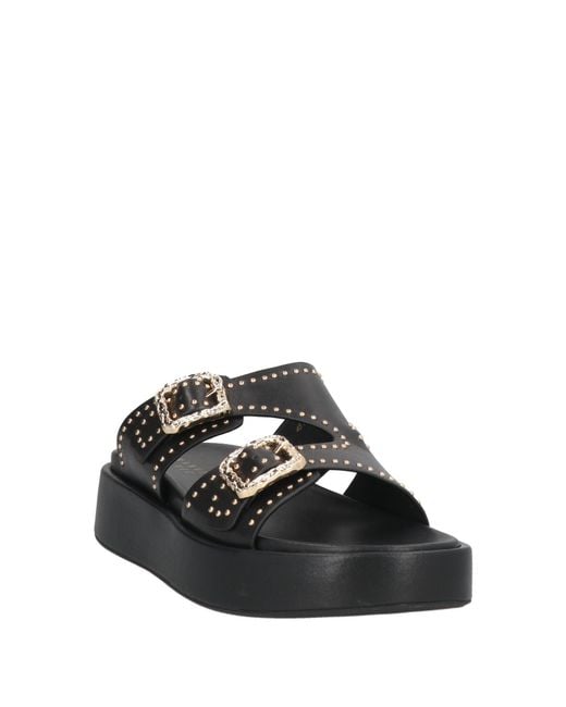 Emanuélle Vee Black Sandals