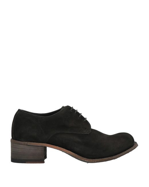 Mujer Zapatos de Zapatos planos Zapatos oxford con cordones Marsèll de Cuero de color Negro sandalias y chanclas de Zapatos con cordones y botas 