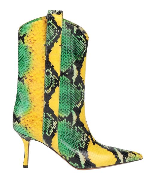 The Saddler Green Ankle Boots