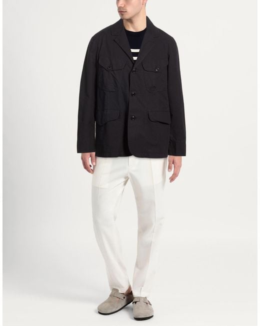 Manifattura Ceccarelli Black Jacket Cotton for men