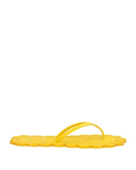 Carlotha Ray Yellow Thong Sandal Rubber