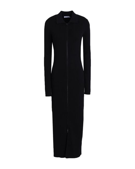 Robe longue Calvin Klein en coloris Black