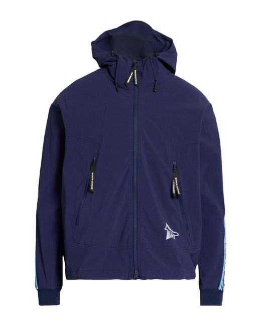 MAISON KITSUNÉ x AND WANDER Blue Jacket for men