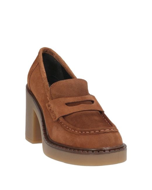 Cinzia Soft Brown Loafer