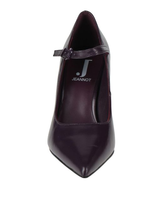 Jeannot Purple Plum Pumps Leather