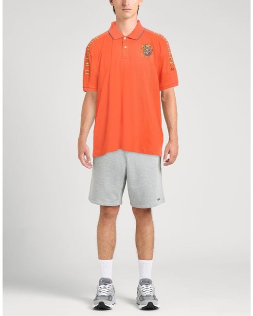 La Martina Orange Polo Shirt for men