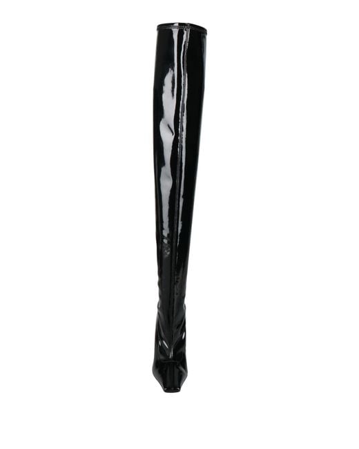 Casadei Black Boot Leather