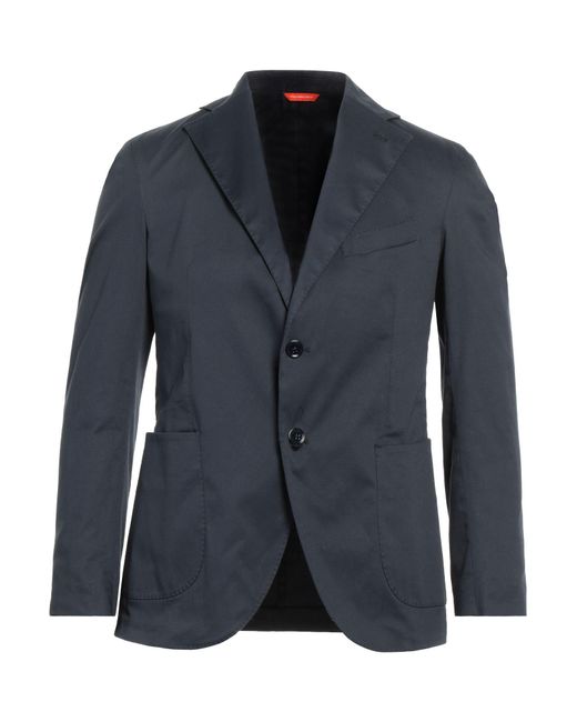 VIACARACCIOLO Blue Blazer Cotton, Elastane for men