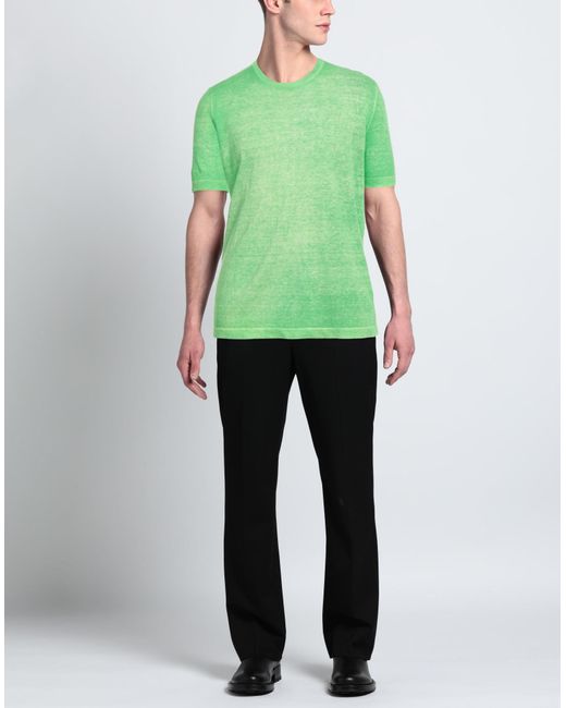 Avant Toi Green Light Sweater Linen, Cotton for men