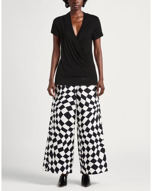 Karl Lagerfeld Black Top Viscose, Elastane