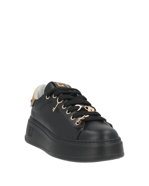GIO+ Black Sneakers Leather