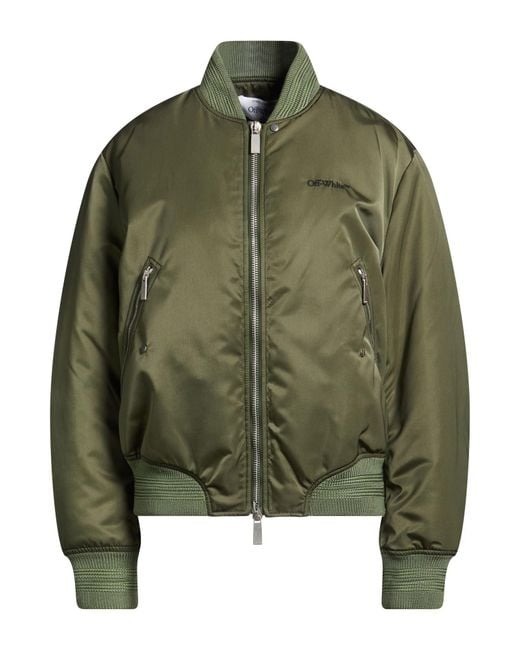 Off-White c/o Virgil Abloh Green Jacket Polyamide