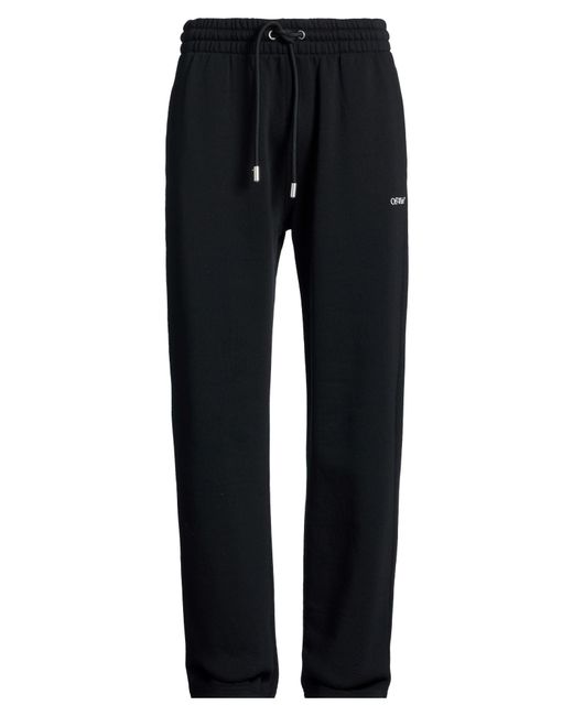 Off-White c/o Virgil Abloh Blue Pants Cotton, Elastane for men