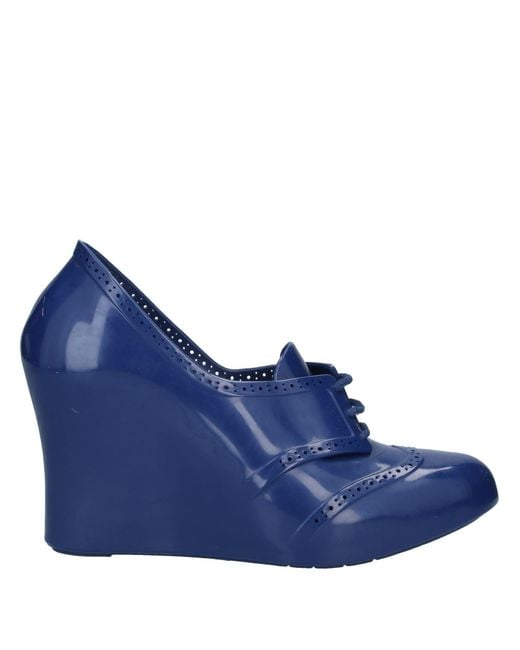 Melissa Blue Lace-up Shoes