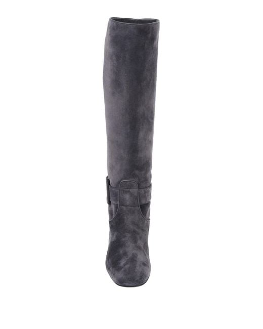 Roger Vivier Gray Boot Leather