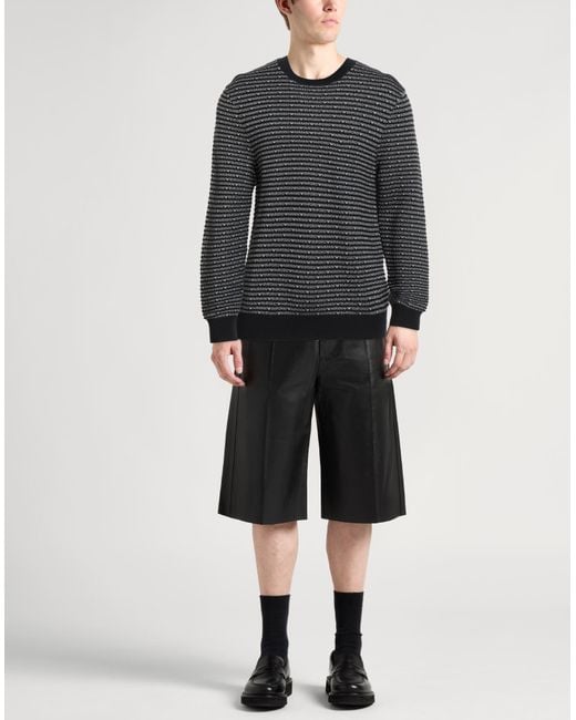 Emporio Armani Black Jumper for men
