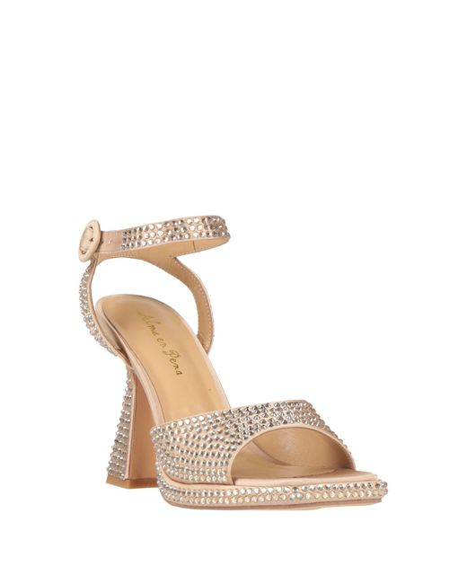 Alma En Pena. Metallic Sandale
