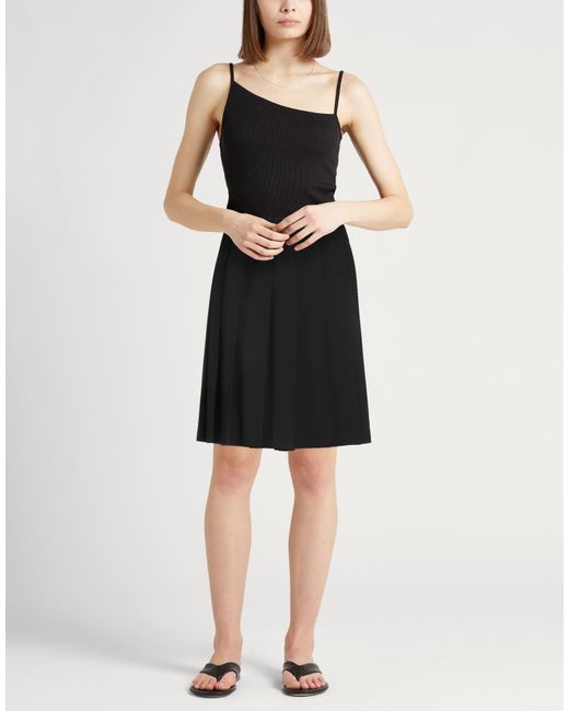 Aspesi Black Mini Skirt