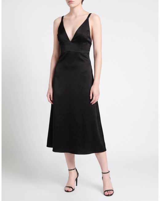 ARMANI EXCHANGE Black Midi Dress