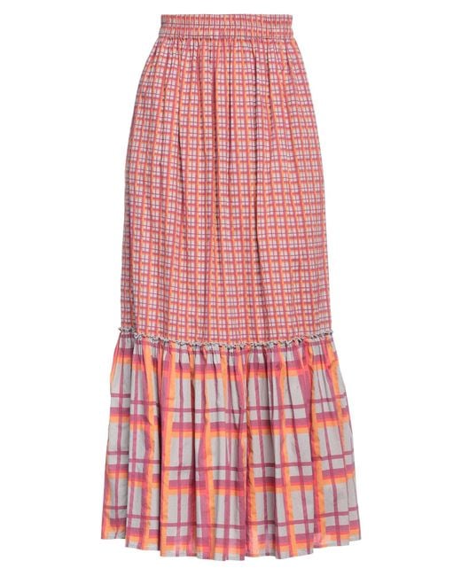 ALESSIA SANTI Red Maxi Skirt