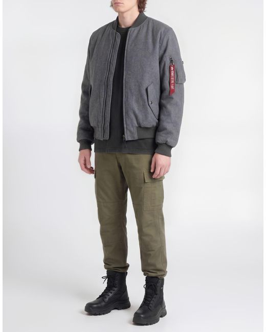 Alpha Industries Gray Jacket for men