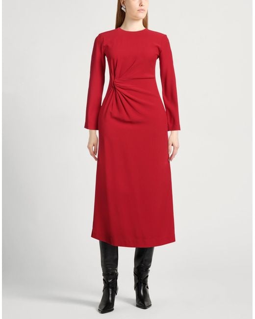 Liviana Conti Red Midi Dress