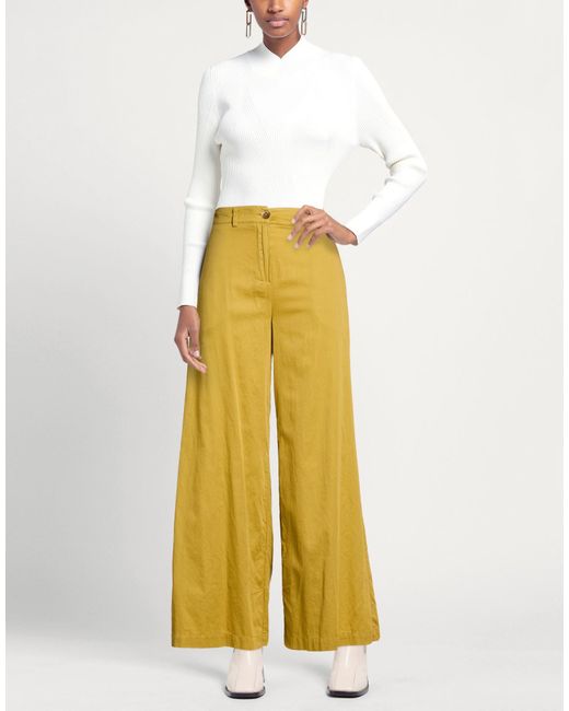 ALESSIA SANTI Yellow Pants