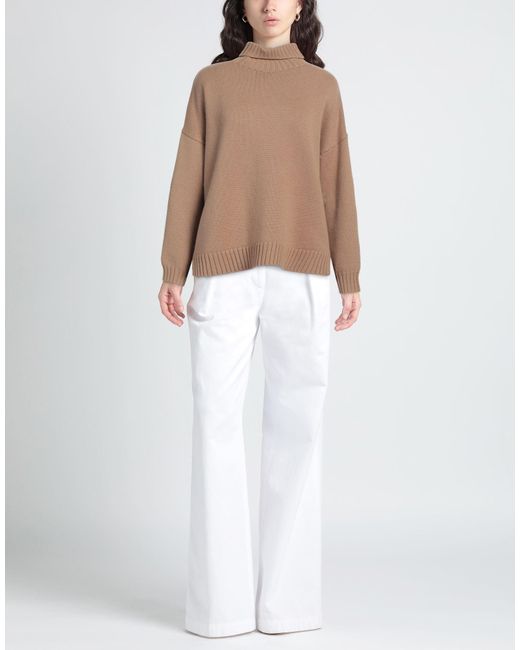 Max Mara Brown Turtleneck