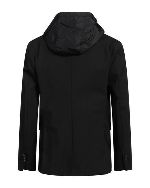 DSquared² Black Blazer Virgin Wool, Elastane, Polyamide for men