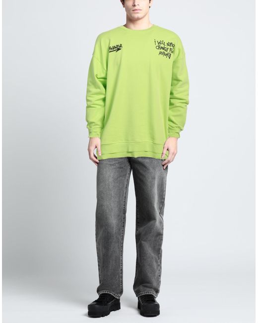 DISCLAIMER Green Sweatshirt for men