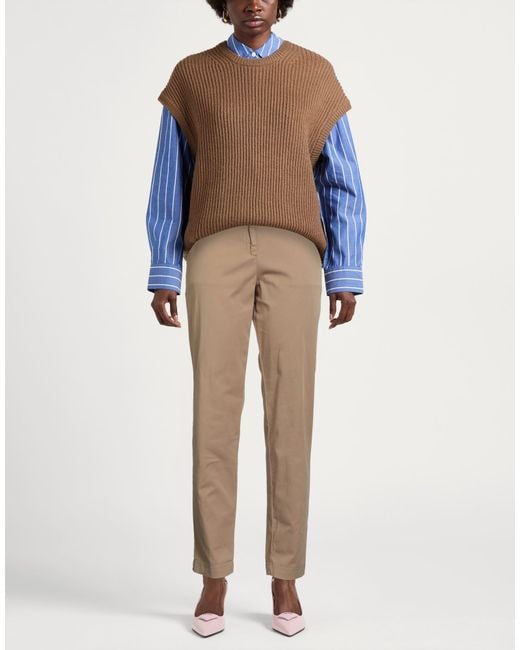 HUGO Natural Sand Pants Cotton, Elastane