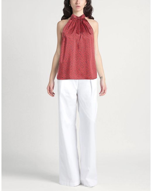 SIMONA CORSELLINI Red Top Polyester